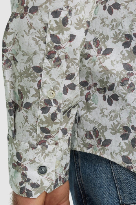 Vanguard long sleeve shirt print on fine po